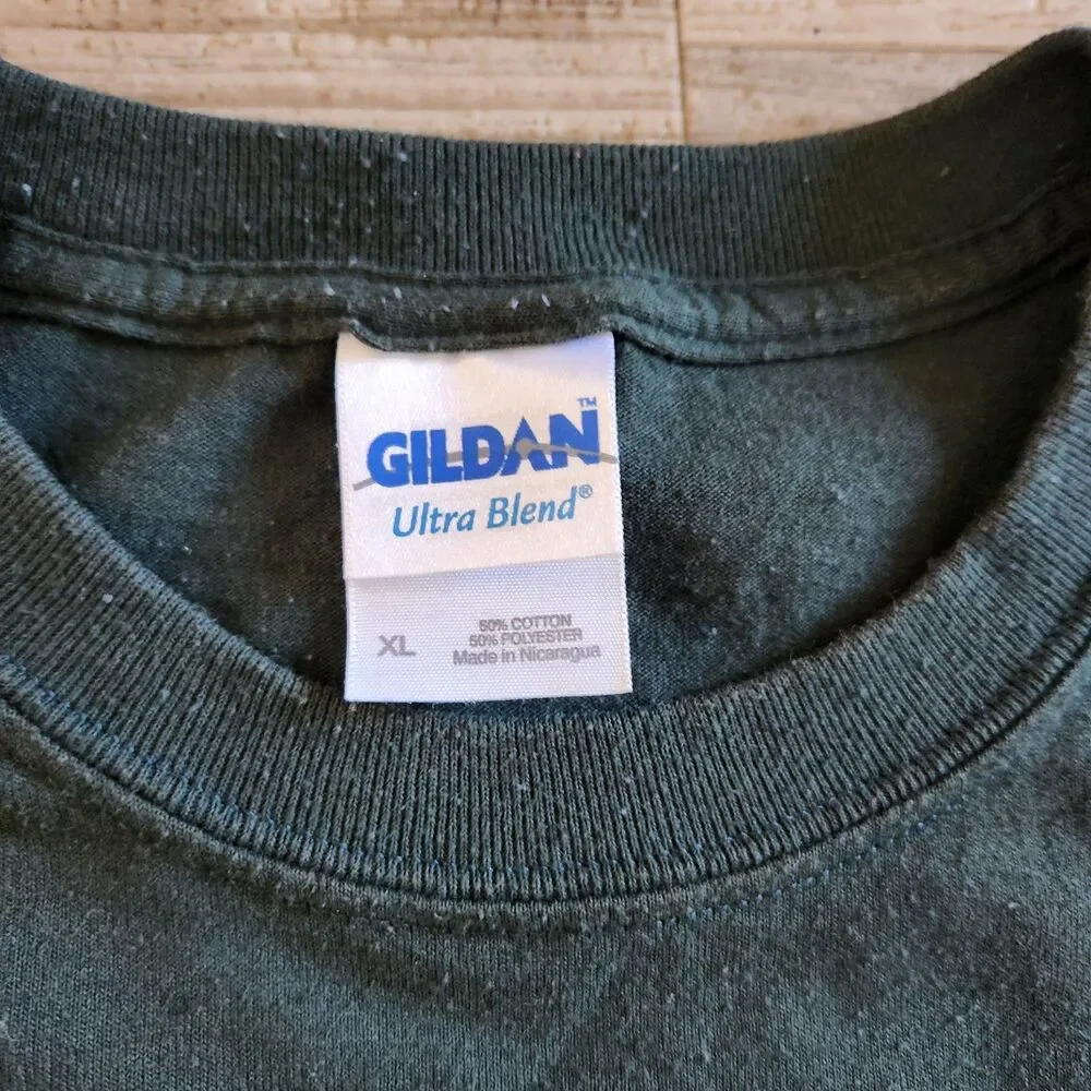 Great Smoky Mountains T-Shirt  Sz XL Whitetail Deer Wolf Black Bear Eagle USA - Picture 8 of 11